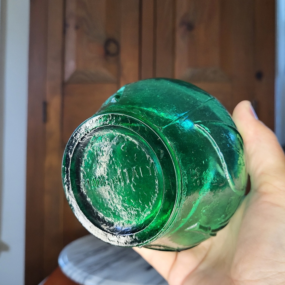 Empoli Green Glass Bottle - Picture 9 of 12